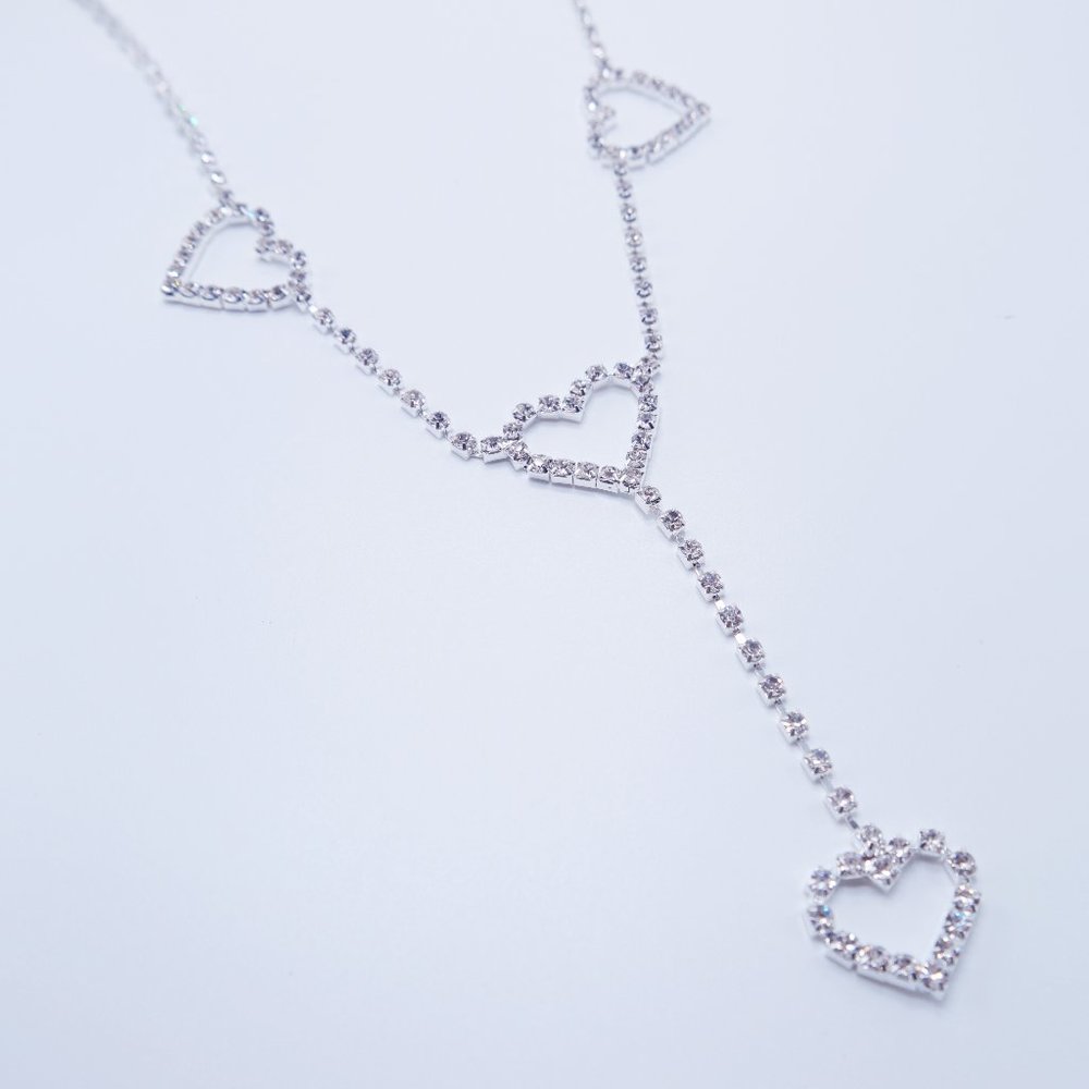 Diamond Hearts Waist Chain